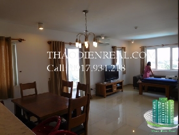  3 bedroom River View in River Garden 6th floor simple heart style by thaodienreal.com
Price: 1500usd/month included management fee, negotiable.
River Garden Apartments far away from the downtown area about 20 minutes drive, located in Thao Dien,
